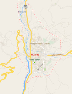 map huaraz