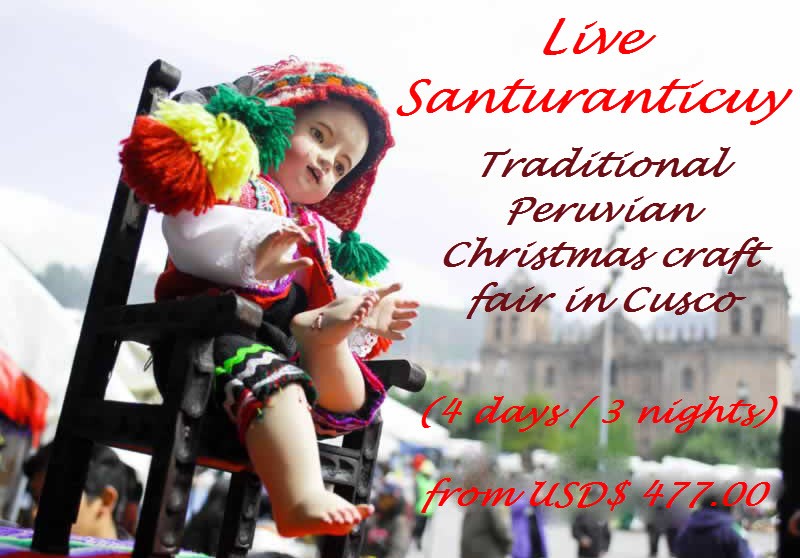 Santuranticuy Traditional Peruvian Christmas craft fair in Cusco Santuranticuy Traditional Peruvian Christmas craft fair in Cusco